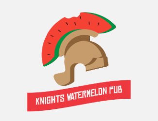 Projektowanie logo dla firm online KNIGHTS WATERMELON