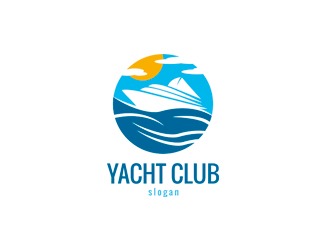 Projektowanie logo dla firm online jacht klub