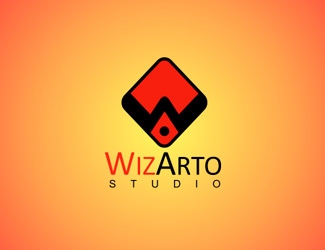 Projekt graficzny logo dla firmy online WizArto