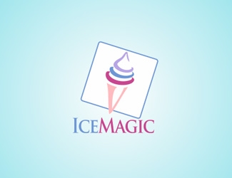 Projektowanie logo dla firmy, konkurs graficzny Ice Magic