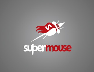 Projekt graficzny logo dla firmy online SuperMouse
