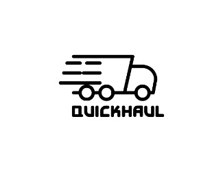 Projekt logo dla firmy QuickHaul, logo+nazwa | Projektowanie logo
