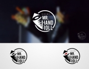 projektowanie logo oraz grafiki online Logo dla restauracji Mr. HandRoll