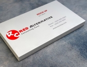 Projekt graficzny, nazwa firmy, tworzenie logo firm Red Alternative Sp. z o.o. - claxon