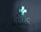 Projekt graficzny, nazwa firmy, tworzenie logo firm Logo dla start-upu Clinic Hunter - ADesigne