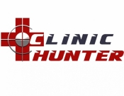 Projekt graficzny, nazwa firmy, tworzenie logo firm Logo dla start-upu Clinic Hunter - claxon