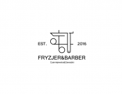 Projekt graficzny, nazwa firmy, tworzenie logo firm Logo dla salonu fryzjerskiego&barber - Wesou