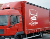 Projekt graficzny, nazwa firmy, tworzenie logo firm LOGO Monster Truck sp. z o.o. - mihu