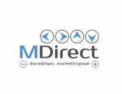 Projekt graficzny, nazwa firmy, tworzenie logo firm Logo dla firmy doradczej MDirect - Adaspiano