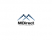 Projekt graficzny, nazwa firmy, tworzenie logo firm Logo dla firmy doradczej MDirect - aga90