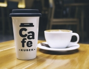 Projekt graficzny, nazwa firmy, tworzenie logo firm Logo dla mobilnej kawiarni - p.design