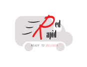 Projekt graficzny, nazwa firmy, tworzenie logo firm Logo firmy transportowej RedRapid - Scholastyka