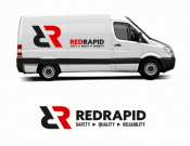 Projekt graficzny, nazwa firmy, tworzenie logo firm Logo firmy transportowej RedRapid - tunada