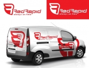 Projekt graficzny, nazwa firmy, tworzenie logo firm Logo firmy transportowej RedRapid - BettyBlue