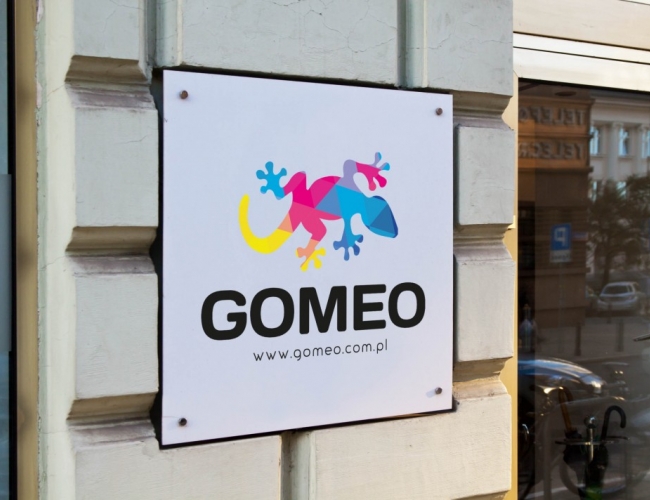 Projektowanie logo dla firm,  Nowe Logo dla drukarni Gomeo, logo firm - gomeo