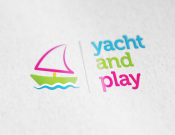 Projekt graficzny, nazwa firmy, tworzenie logo firm Logo: Marka żeglarska yachtandplay - dobrelogo
