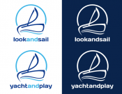 Projekt graficzny, nazwa firmy, tworzenie logo firm Logo: Marka żeglarska yachtandplay - landmark