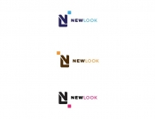 Projekt graficzny, nazwa firmy, tworzenie logo firm Logo dla grupy NEW LOOK branża uroda - dynysiukdesign
