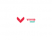 Projekt graficzny, nazwa firmy, tworzenie logo firm Vivid Coat - dynysiukdesign