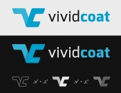 Projekt graficzny, nazwa firmy, tworzenie logo firm Vivid Coat - poprostuja