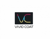 Projekt graficzny, nazwa firmy, tworzenie logo firm Vivid Coat - stone