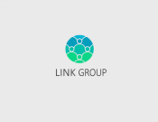 Projekt graficzny, nazwa firmy, tworzenie logo firm Logotyp + sygnet Link Group  - yngmotyl