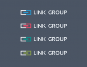 Projekt graficzny, nazwa firmy, tworzenie logo firm Logotyp + sygnet Link Group  - webappetit