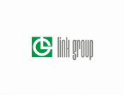 Projekt graficzny, nazwa firmy, tworzenie logo firm Logotyp + sygnet Link Group  - tunada