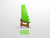 Projekt graficzny, nazwa firmy, tworzenie logo firm Logo dla firmy drzewnej - maupa