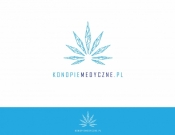 Projekt graficzny, nazwa firmy, tworzenie logo firm Logo dla strony  KonopieMedyczne.pl - ADesigne