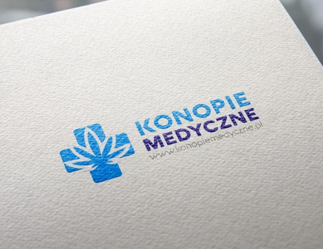 Projektowanie logo dla firm,  Logo dla strony  KonopieMedyczne.pl, logo firm - ZdzislawKoperek