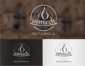 Projekt graficzny, nazwa firmy, tworzenie logo firm  Restauracja Uśmiech - Bellomon