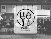 Projekt graficzny, nazwa firmy, tworzenie logo firm  Restauracja Uśmiech - kamilgreen
