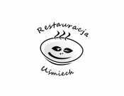 Projekt graficzny, nazwa firmy, tworzenie logo firm  Restauracja Uśmiech - ApePolacco