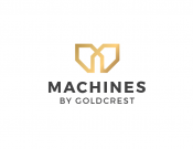 Projekt graficzny, nazwa firmy, tworzenie logo firm Logo Machines By Goldcrest - dobrelogo