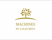 Projekt graficzny, nazwa firmy, tworzenie logo firm Logo Machines By Goldcrest - fuksja