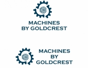 Projekt graficzny, nazwa firmy, tworzenie logo firm Logo Machines By Goldcrest - piotr creo