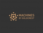 Projekt graficzny, nazwa firmy, tworzenie logo firm Logo Machines By Goldcrest - ziemko