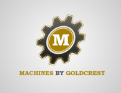 Projekt graficzny, nazwa firmy, tworzenie logo firm Logo Machines By Goldcrest - Eque
