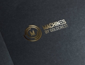Projekt graficzny, nazwa firmy, tworzenie logo firm Logo Machines By Goldcrest - ADesigne