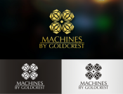 Projekt graficzny, nazwa firmy, tworzenie logo firm Logo Machines By Goldcrest - Bellomon