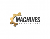 Projekt graficzny, nazwa firmy, tworzenie logo firm Logo Machines By Goldcrest - dobrelogo