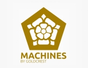 Projekt graficzny, nazwa firmy, tworzenie logo firm Logo Machines By Goldcrest - 4MVG