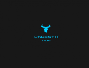 Projekt graficzny, nazwa firmy, tworzenie logo firm Crossfit logotyp-proste i nowoczesne - malarz