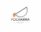 Projekt graficzny, nazwa firmy, tworzenie logo firm Logotyp baru Focharnia - x-shape