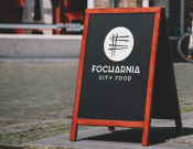 Projekt graficzny, nazwa firmy, tworzenie logo firm Logotyp baru Focharnia - dobrelogo