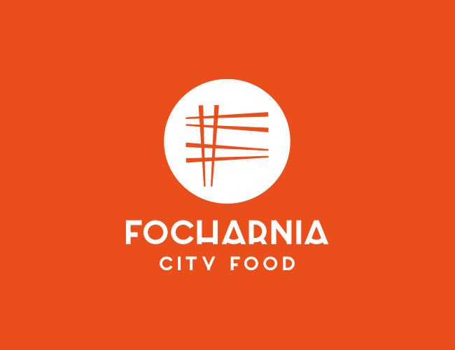 Projektowanie logo dla firm,  Logotyp baru Focharnia, logo firm - kowbojzuzia