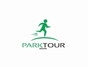 Projekt graficzny, nazwa firmy, tworzenie logo firm Logo imprezy biegowe: Park Tour - TurkusArt