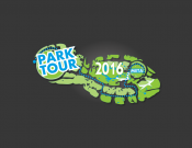 Projekt graficzny, nazwa firmy, tworzenie logo firm Logo imprezy biegowe: Park Tour - zzapt