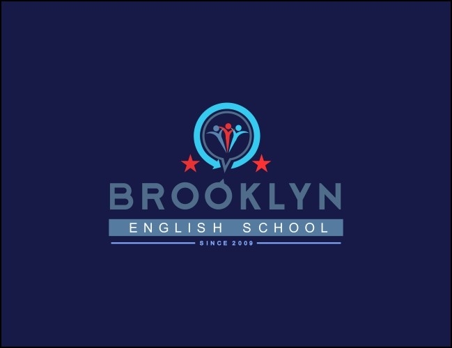 Projektowanie logo dla firm,  Logo szkoły angielskiego dla dzieci, logo firm - Rafał Brooklyn